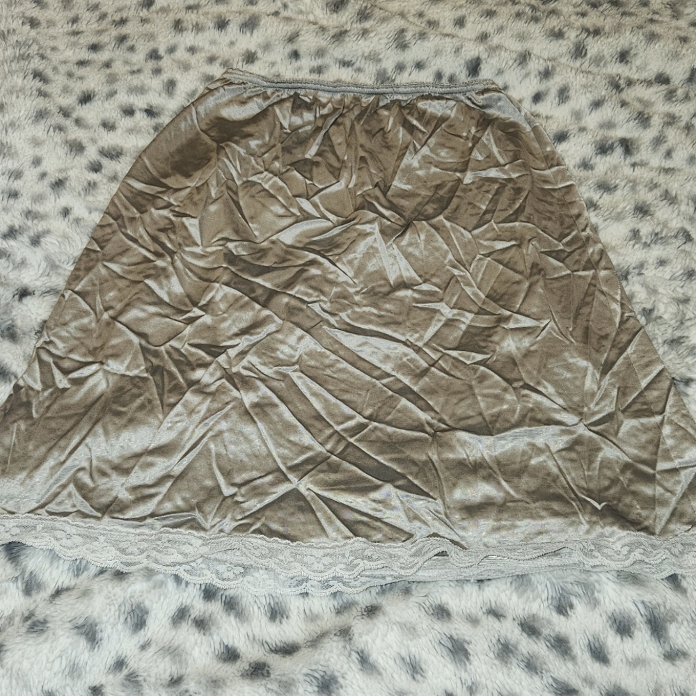 Vintage lace trim slip
